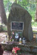 Pomnik nad Popradem - miejsce kaźni 95 os&oacute;b pochodzenia żydowskiego zamordowanych przez Niemc&oacute;w w sierpniu 1942 roku.